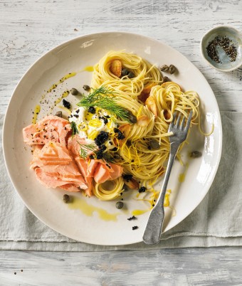 Sous Vide Salmon with Pasta Recipe