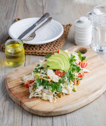 This is a photo of Chicken and Avocado Salad