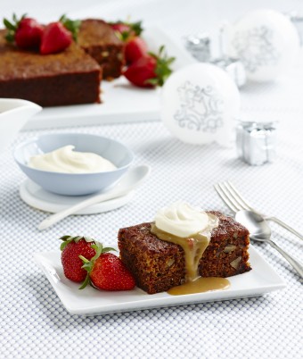 Sticky Date and Pecan Pudding with Chilli Ginger Butterscotch Sauce