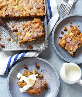 The Best Apple Slice recipe from Devondale Farmers Cookbook