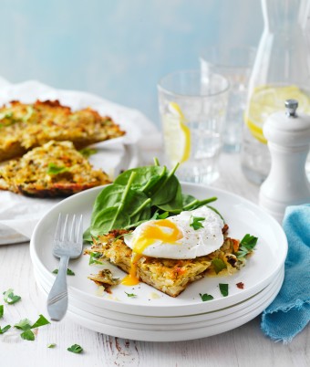 Poached Eggs with Potato Rosti
