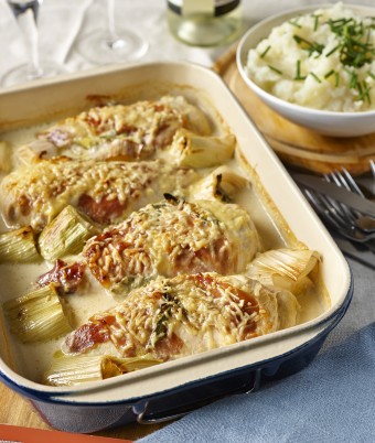 Baked Chicken with Mustard and Cheese