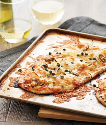 Garlic Chicken Pizza