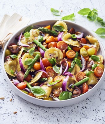 Tomato and Asparagus Pasta Salad