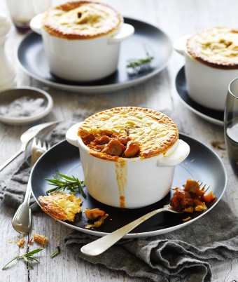Mushroom and Lamb Shankpot Pies Recipe