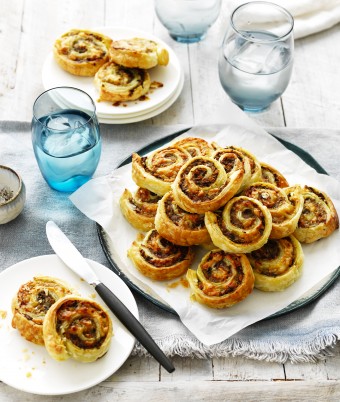 Mushroom and Pork Pinwheels Recipe
