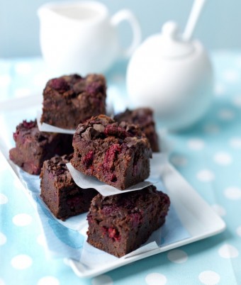 Indulgent Raspberry Chocolate Brownies