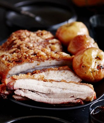 Roasted Pork Belly with Sweet Soy & Ginger Sauce