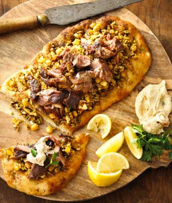 Middle Eastern Spiced Rice with slow cooked Lamb shoulder