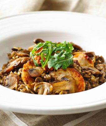 Mushroom & Chicken Risotto