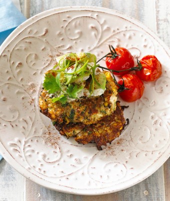 Zucchini Rice & Corn Fritters