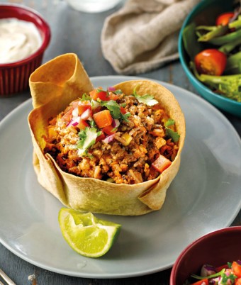 Rice Plus Tortilla Cups Recipe idea by Rice Plus