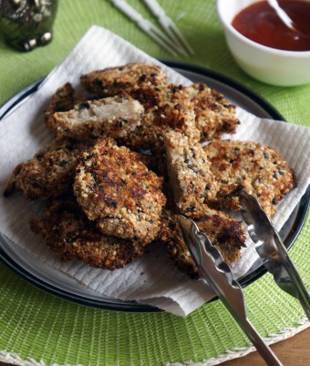 Paleo Almond and Sesame Chicken Nuggets