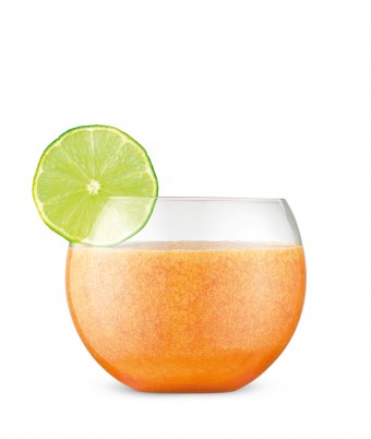 Peach and Lime Crush - cocktail recipe made with the Boss To Go personal blender