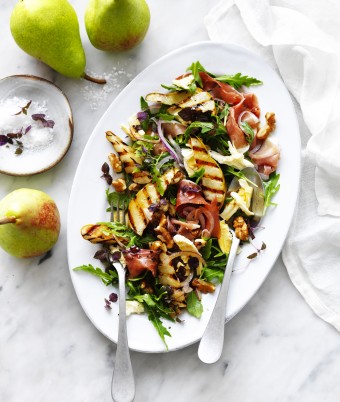 Grilled Pear, Rocket and Prosciutto Salad