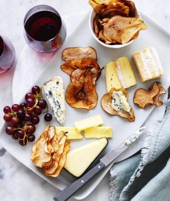 Roasted Cinnamon and Maple Pear Chips