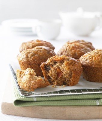 Quick Low Fat Persimmon Muffins