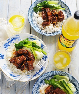 Asian Slow-Cooked Beef Spare Ribs recipe