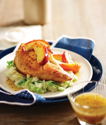Pan Fried Turkey Breast Fillet with Apples and Colcannon