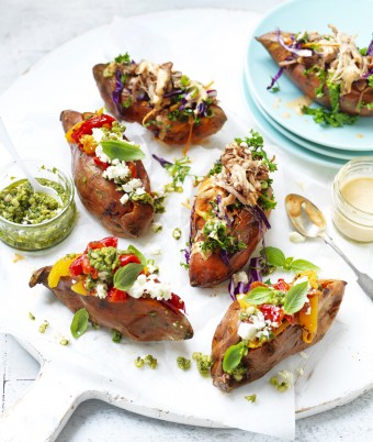 Stand and Stuff Sweet Potatoes