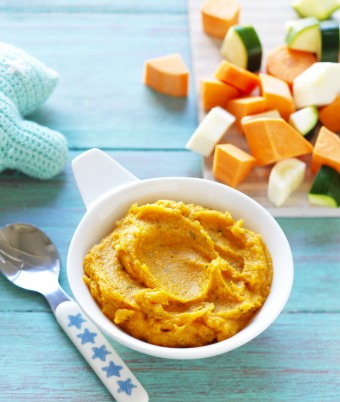 Sweet Potato and Roast Vegetable Puree