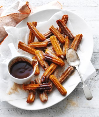Sweet Potato Churros with Cacao Dipping Sauce
