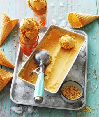 Sweet Potato, Coconut and Peanut Butter Ice Cream