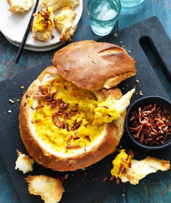 Pumpkin Gruyere and Sage Cob