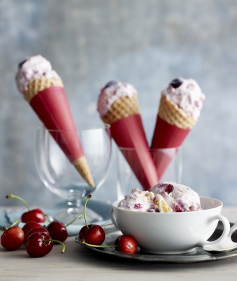 Cherry ice cream recipe
