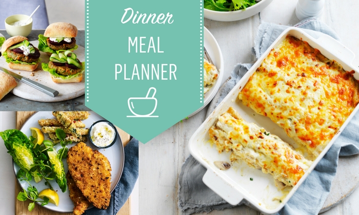 Easy dinner meal plan to follow. 