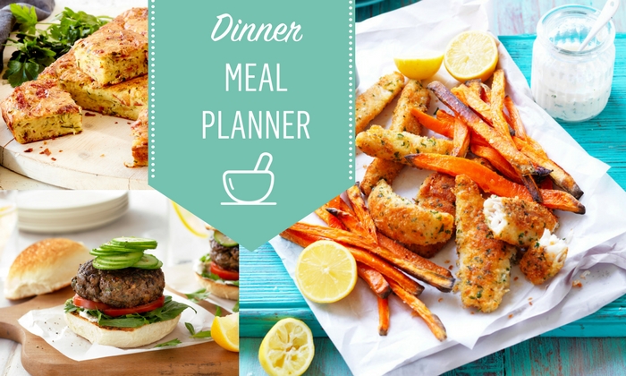 This easy to follow dinner meal plan includes seven delicious dinner recipe and two tasty dessert recipes that the whole family will love. 