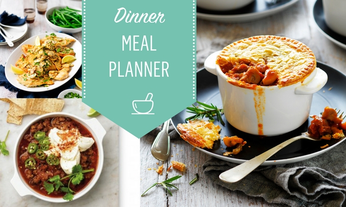 Dinner Meal planer - June Week 1
