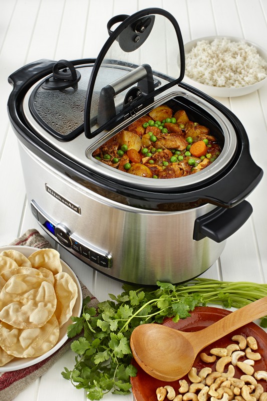 kitchenaid slow cooker with easy serve lid