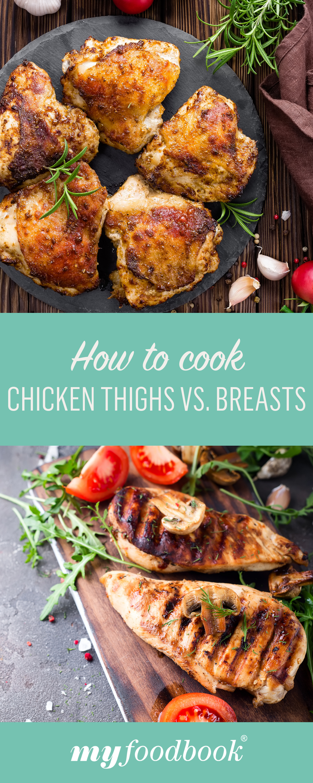 how to cook chicken thighs vs breasts