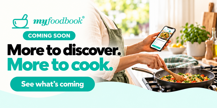 NEW myfoodbook coming soon