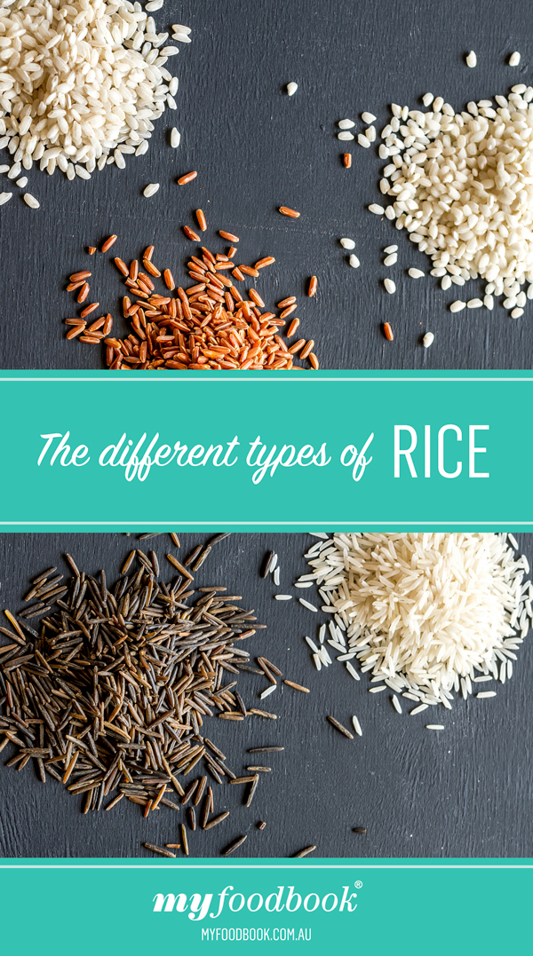 The different types of rice