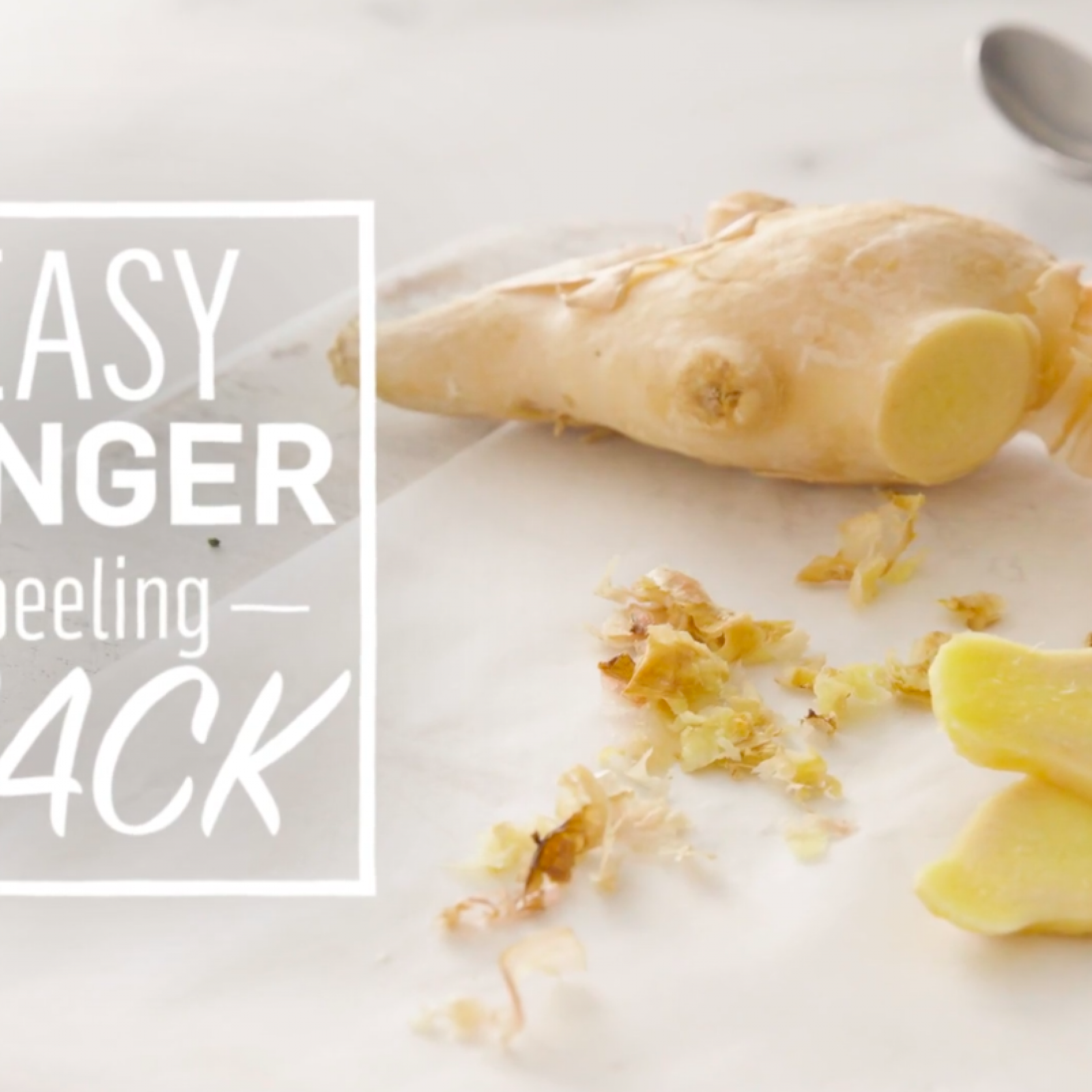 How to Peel Ginger (The Easy Way) 