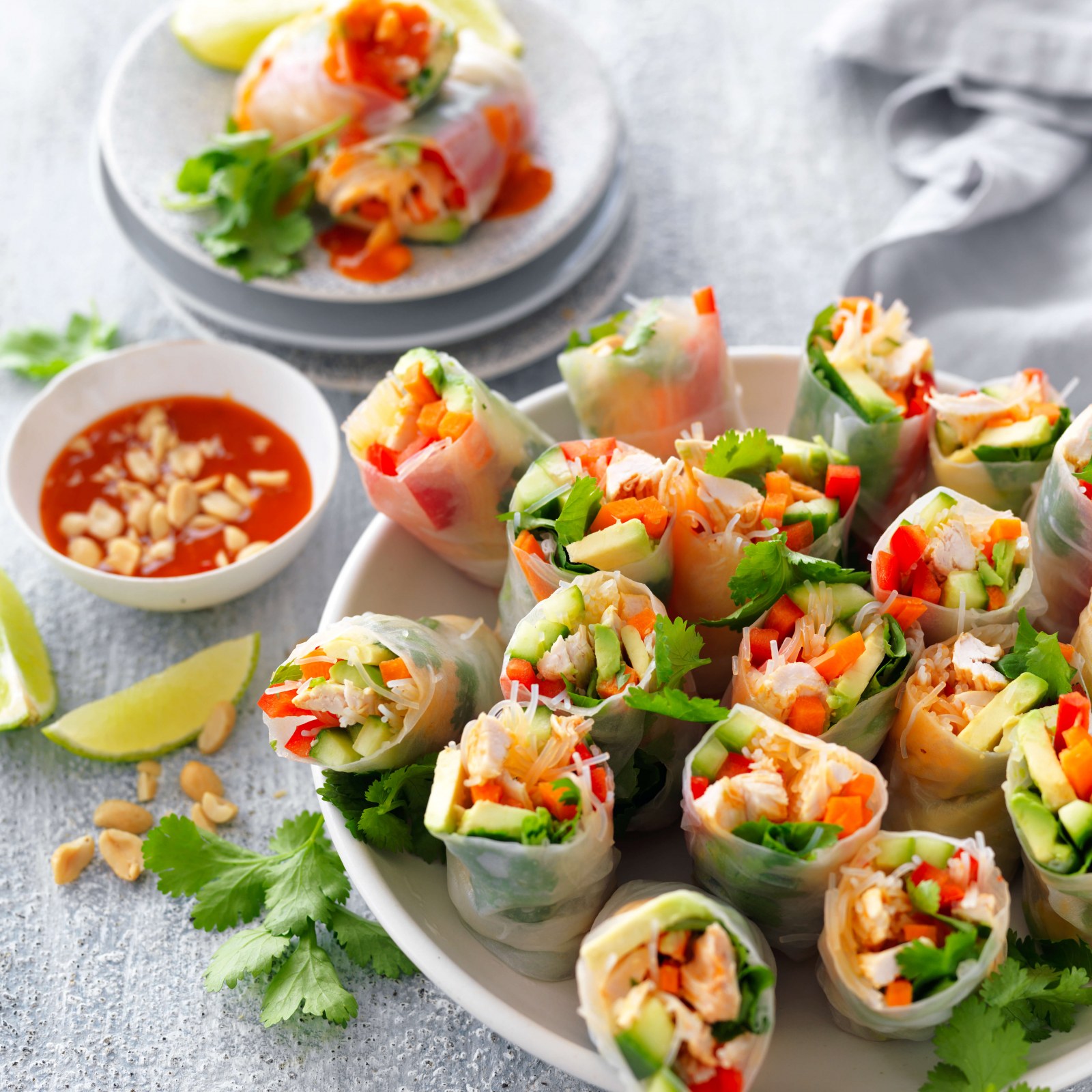 How to roll rice paper rolls  Cook Free Recipes from Australia's