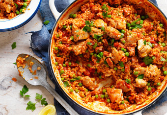 Chicken, Tomato and Chorizo Spanish-Style Rice Ardmona Recipes
