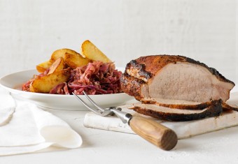 Pork Loin with Red Cabbage