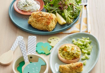 Crumbed fish for infants recipe
