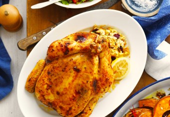 Serve with Steggles Spiced Butter and Lemon Chicken Roast Chicken
