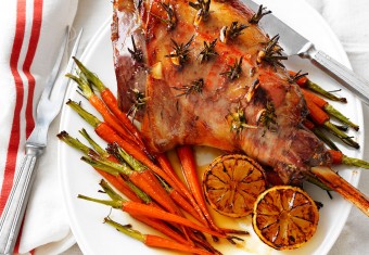 Roast garlic and rosemary roast lamb recipe