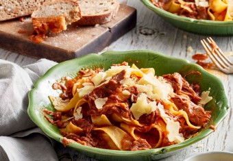 Slow cooked lamb shank ragu pappardelle recipe