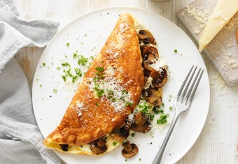 Mushroom Soufflé Omelette Recipe