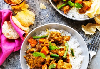 Easy Beef Korma Recipe with Vegetables