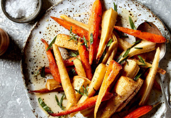 Roast Parsnips and Carrots recipe