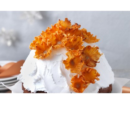 Copha Pure White Icing on Christmas Cake