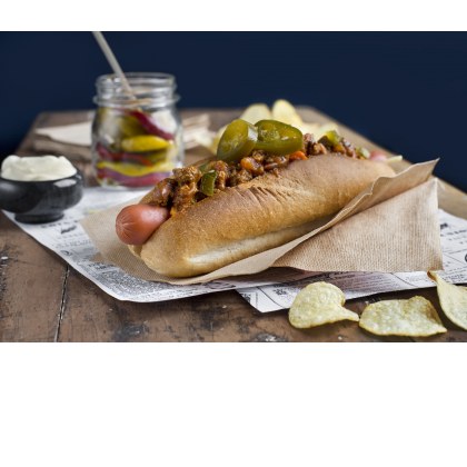American-Style Chilli Dogs