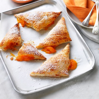 Apricot Turnover with Sugared Puff Pastry